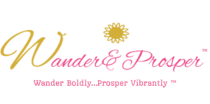 Wander and Prosper Logo Wander&Prosper Wander Boldy..Prosper Vibrantly.