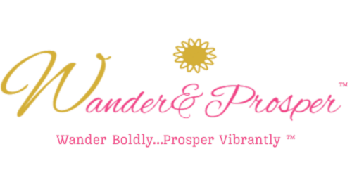Wander and Prosper Logo Wander&Prosper Wander Boldy..Prosper Vibrantly.